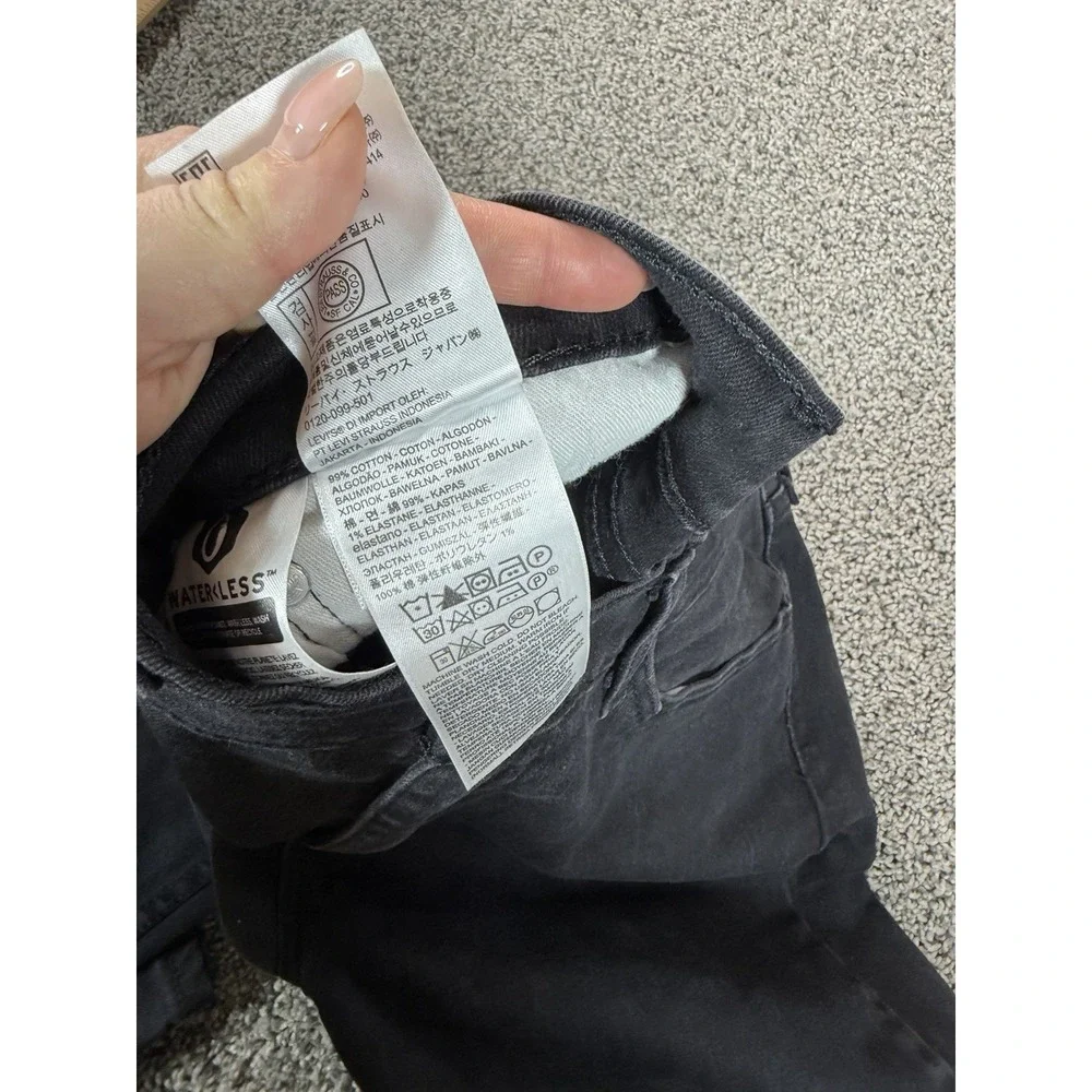 Levi's 511 Slim Straight Jeans Men's Size 34X30 Black